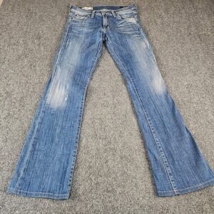 Red Engine Scarlett Signature Fit Bootcut Jeans Medium Wash Size 28 Made in USA